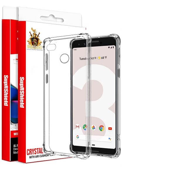 For Google Pixel 3 XL SupRShieldClear Case Shockproof Heavy Duty Gel Air Cushion Cover For Google Pixel 3 XL SupRShieldClear Case Shockproof Heavy Duty Gel Air Cushion Cover